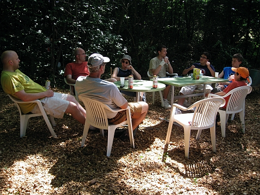 IMG_0951.JPG - Fin de la premi�re journ�e de travaux.